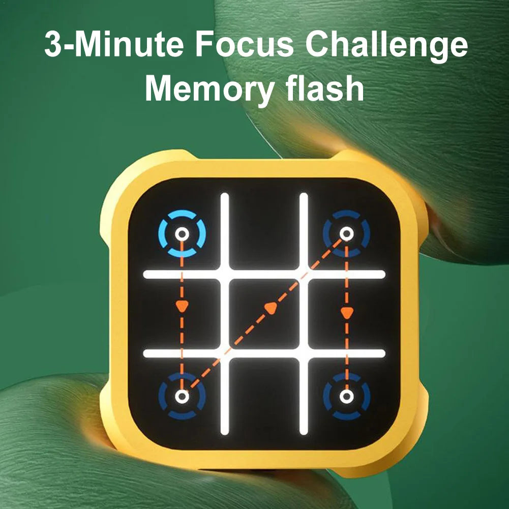 3 in 1 Electronic Tic-Tac-Toe Game Children'S Electronic Toys Handheld Puzzle Game Console Chess Board Game Kids Creative Gifts