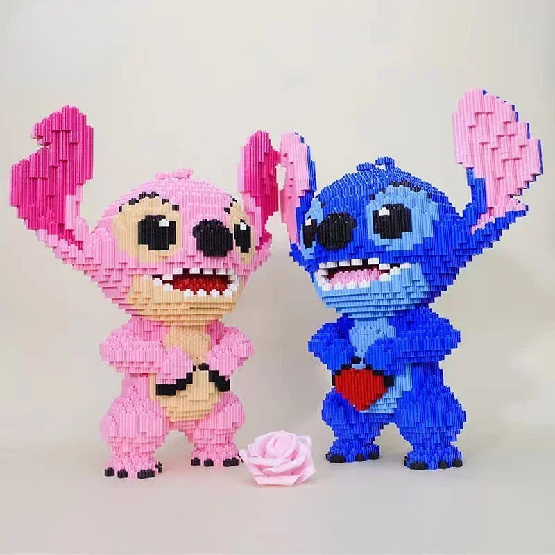 33CM Very Large Stitch Stellalou Building Block DIY Bricks Toy Small Grain Brick for Kid over 12 Years Adult Gift 3300Pcs